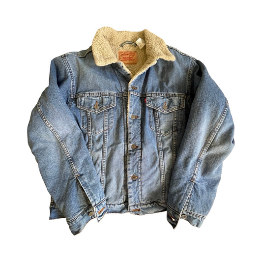 Vintage Levi’s Sherpa Denim Trucker Jacket L