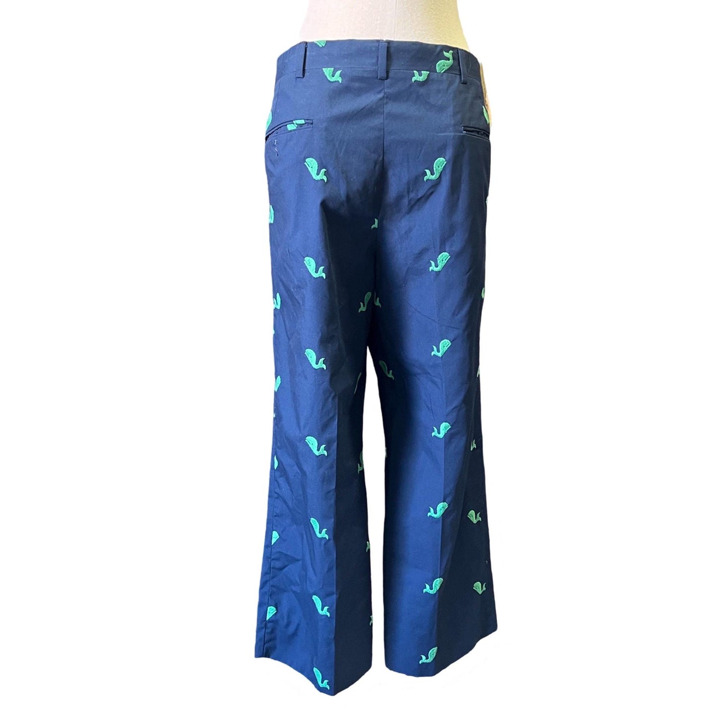 Vintage 80’s Embroidered Whale Golf Pants Size 38