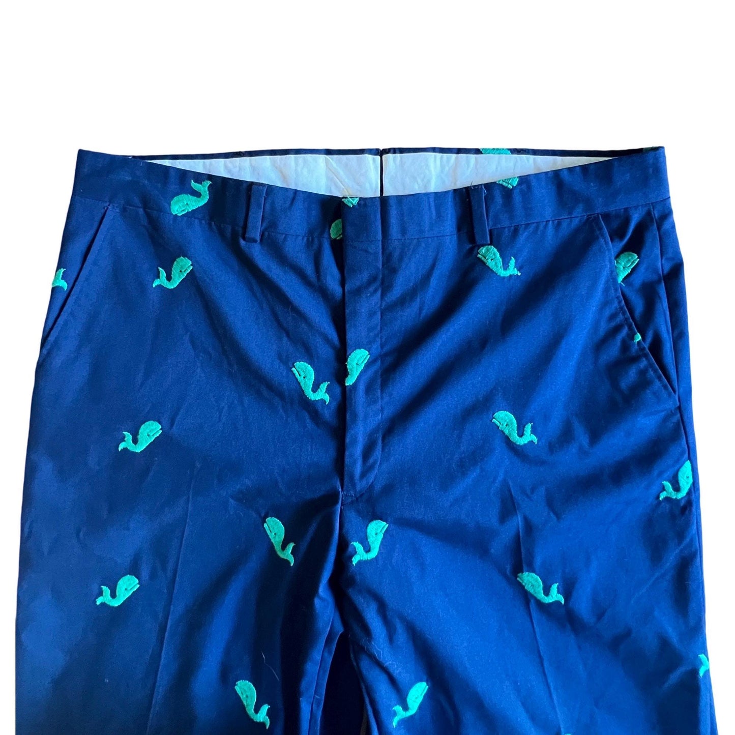 Vintage 80’s Embroidered Whale Golf Pants Size 38