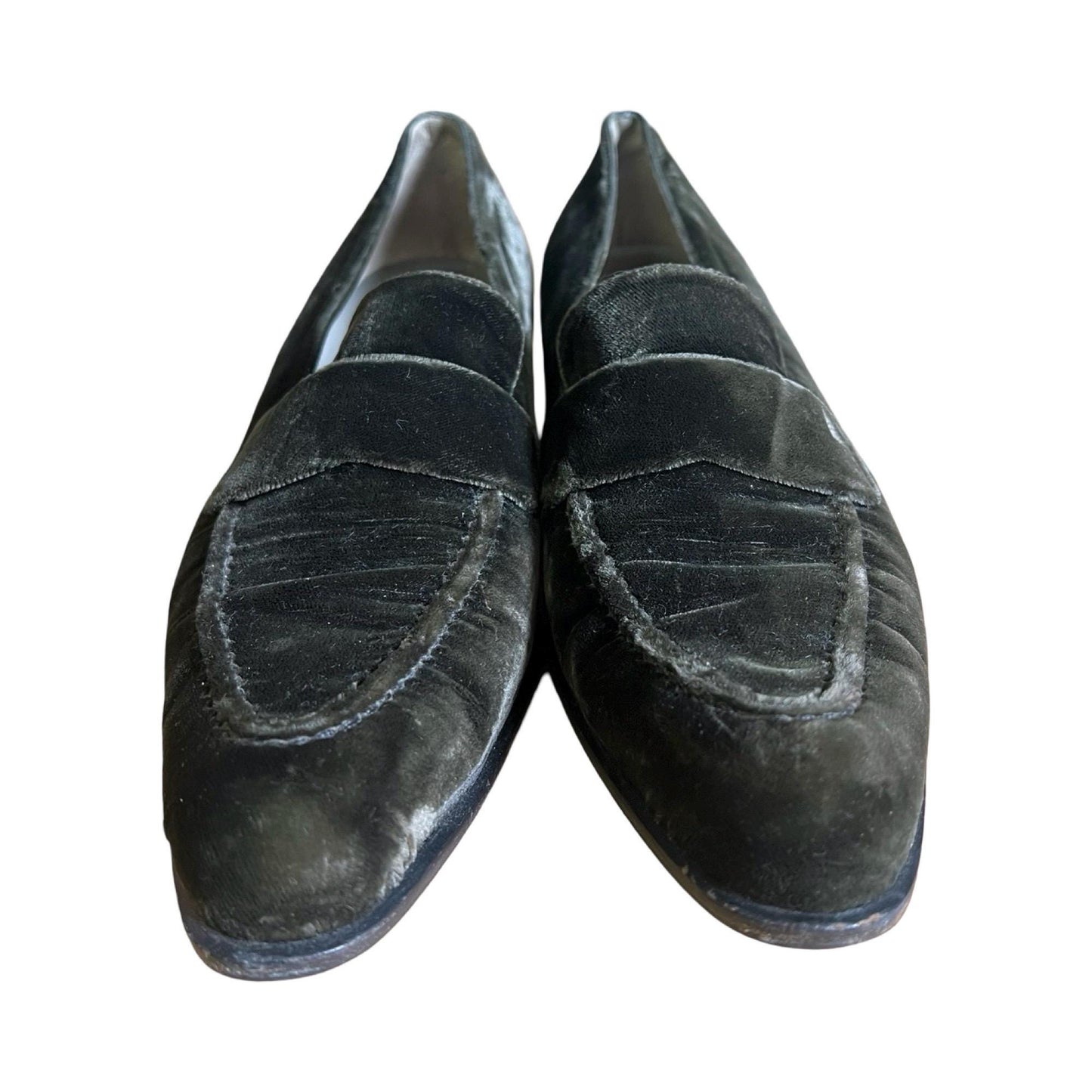 Vintage Prada 90’s Y2K Velvet Loafers Women’s 38.5