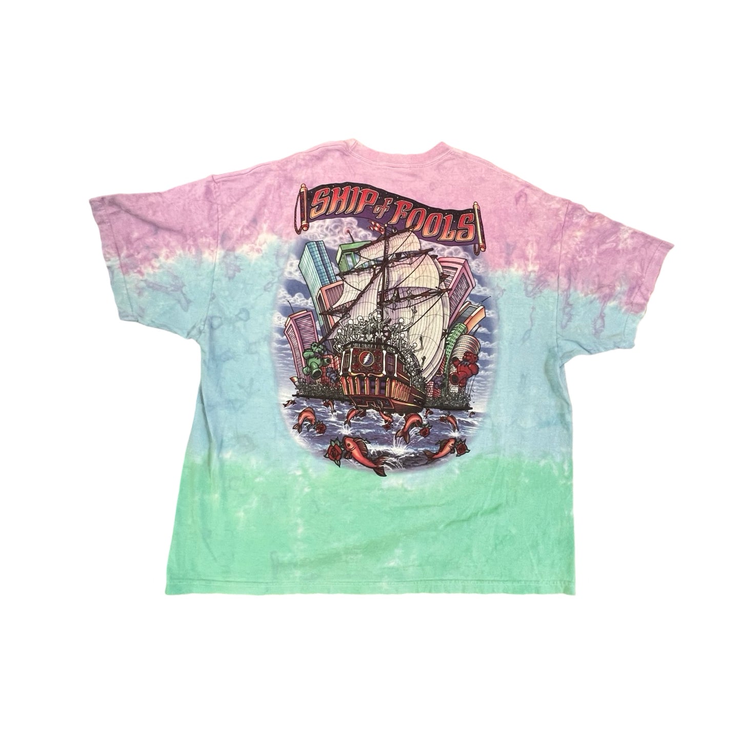Vintage Grateful Dead Ship Of Fools 2001 T-Shirt XXL