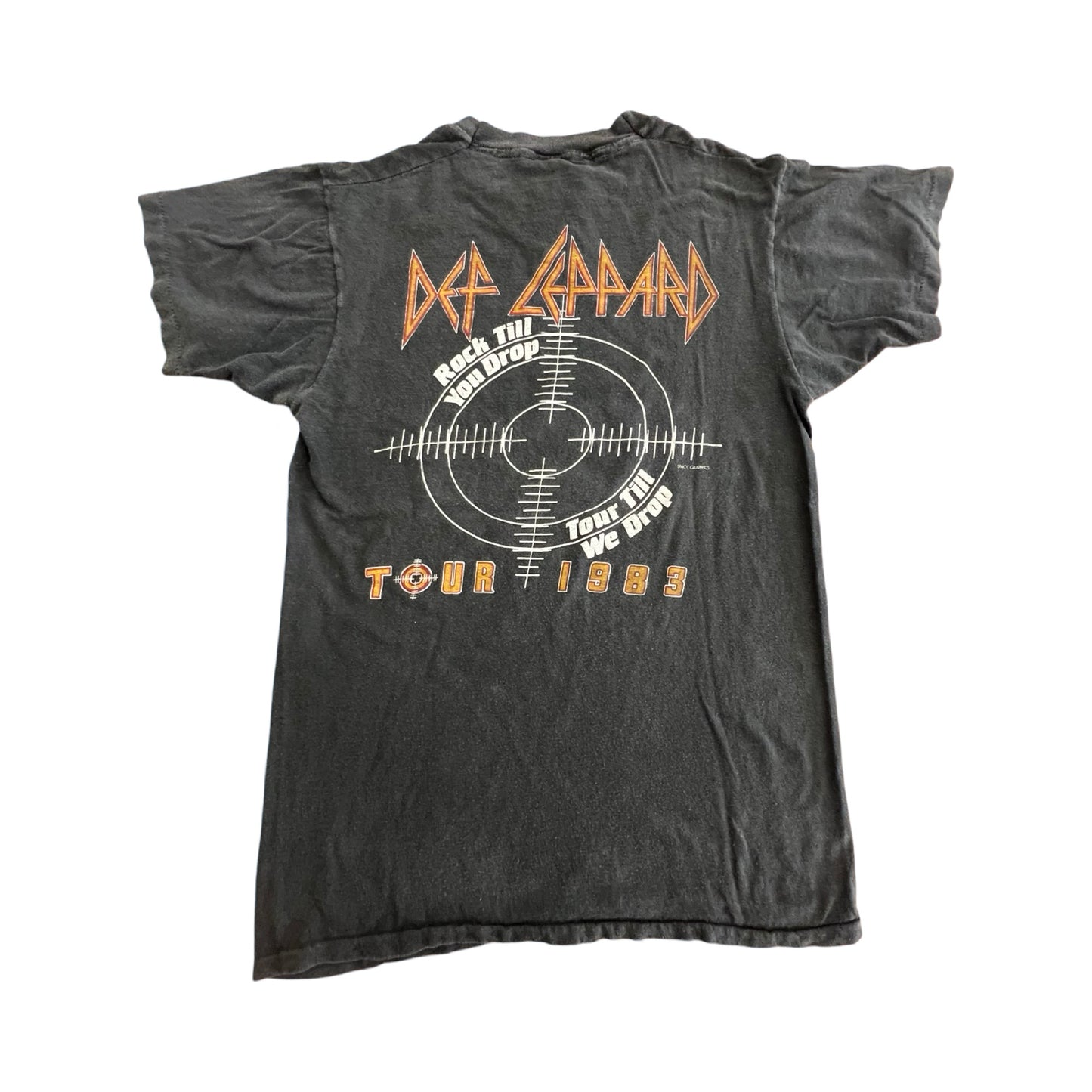 Vintage Def Leppard 1983 Pyromania Single Stitch Tour T-Shirt Rare