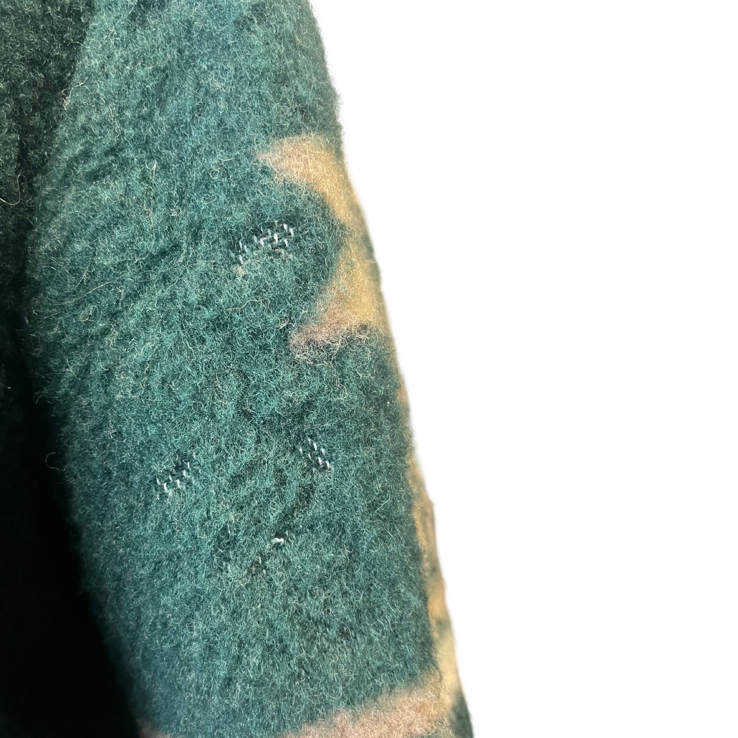 Vintage 80’s Buffalo Run Designs by Marcia 100% Wool Maxi Coat Elk Motif Elk Antler Buttons Made In Montana