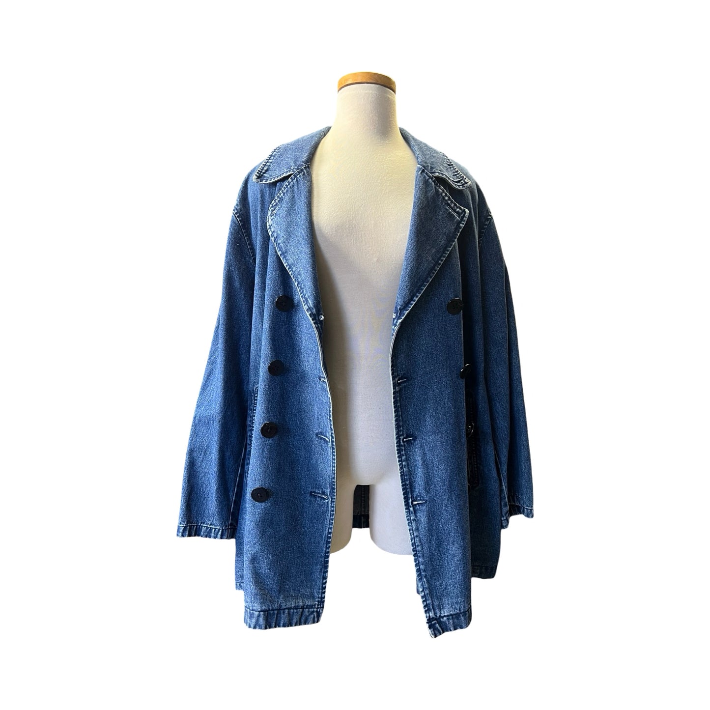 Vintage Lauren Jeans Co. Ralph Lauren Denim Pea Coat Oversized XXL