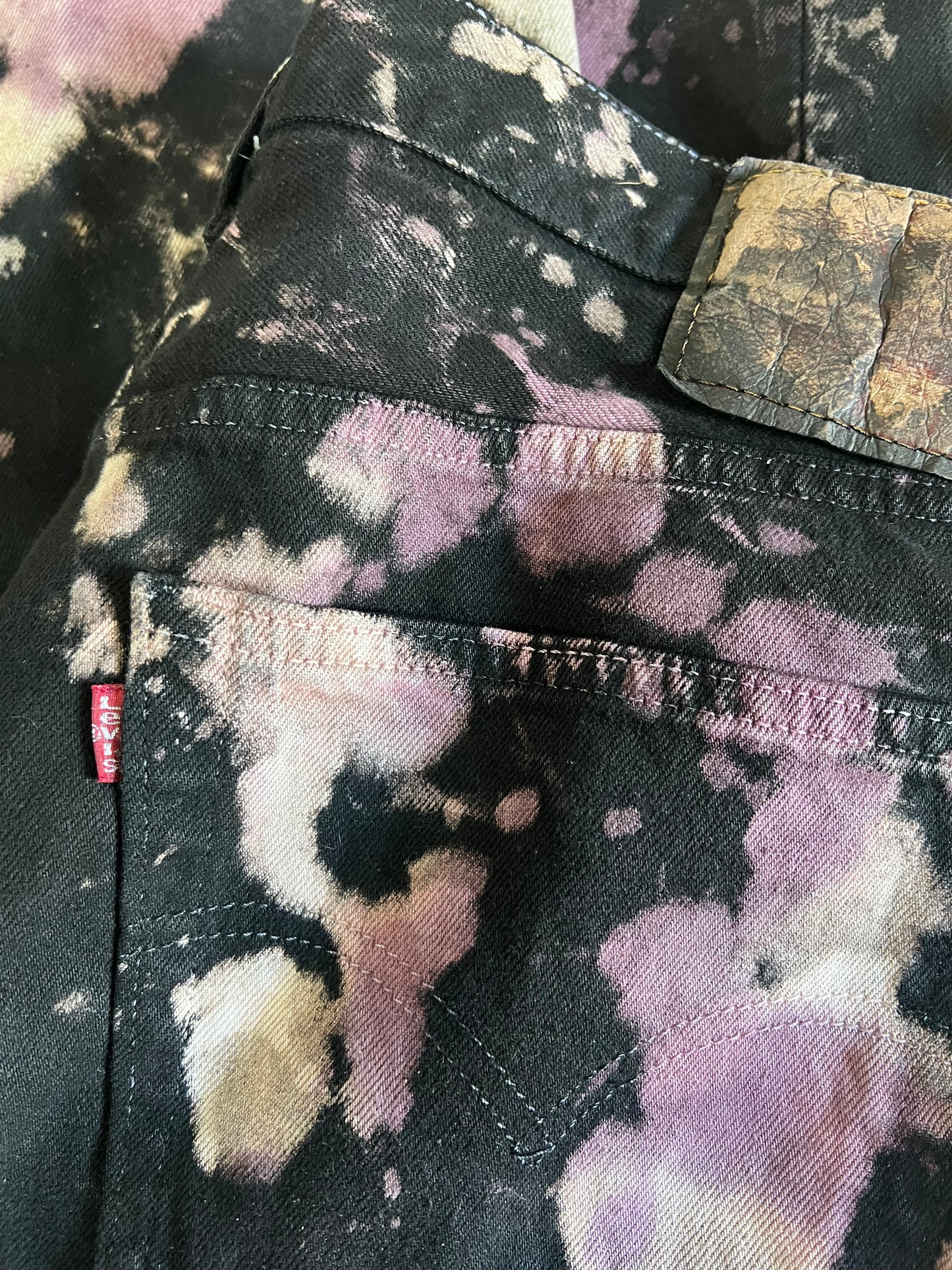 Vintage One of a Kind Tie Dye Levi’s 501 Made In LA 36X30