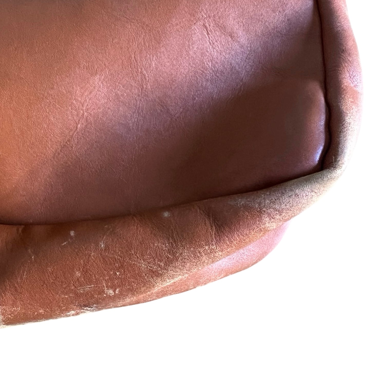 RARE Vintage LL Bean 1980’s Distressed Leather Tote XL