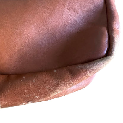 RARE Vintage LL Bean 1980’s Distressed Leather Tote XL