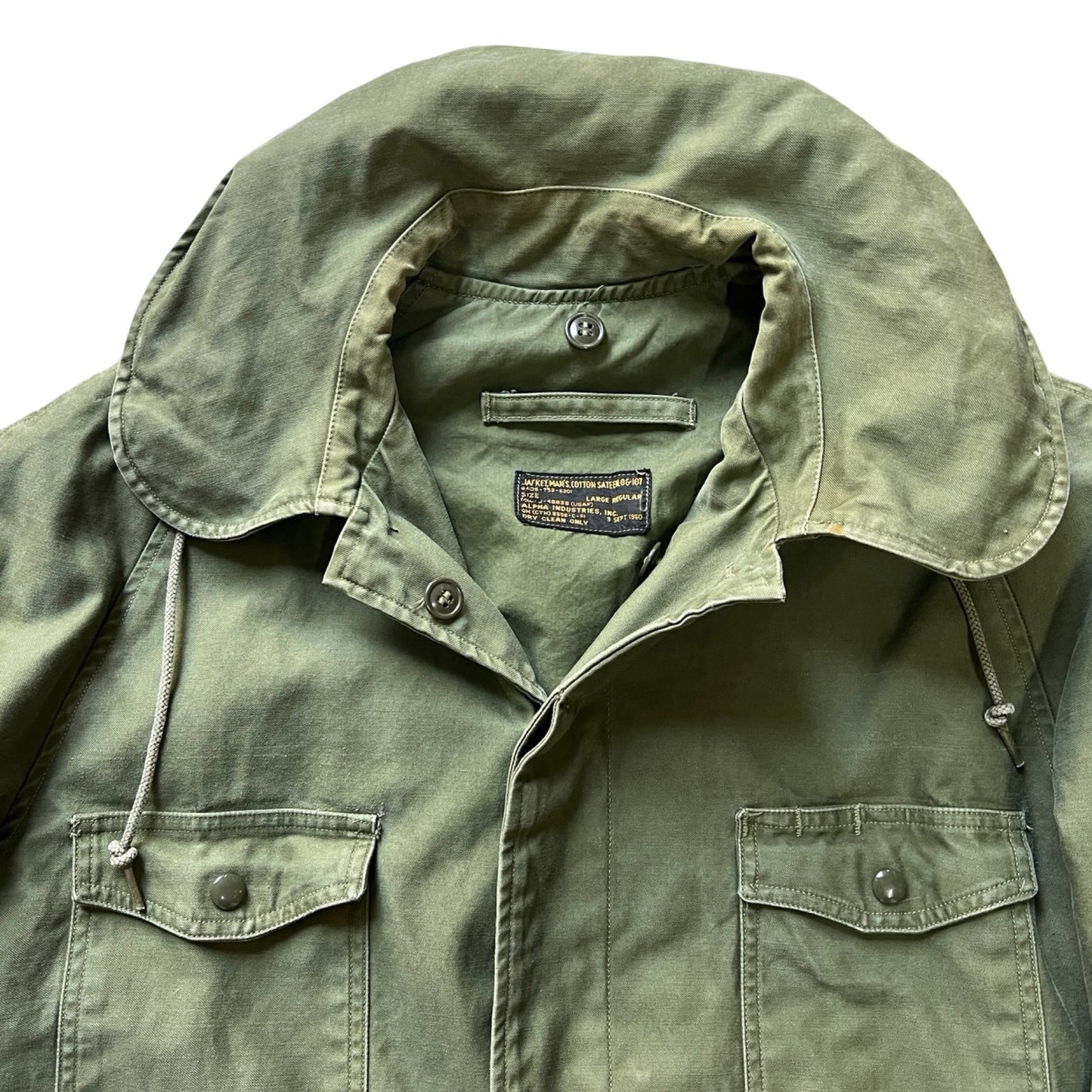 Vintage 1960’s Shawl Collar OG 107 Field Jacket XL