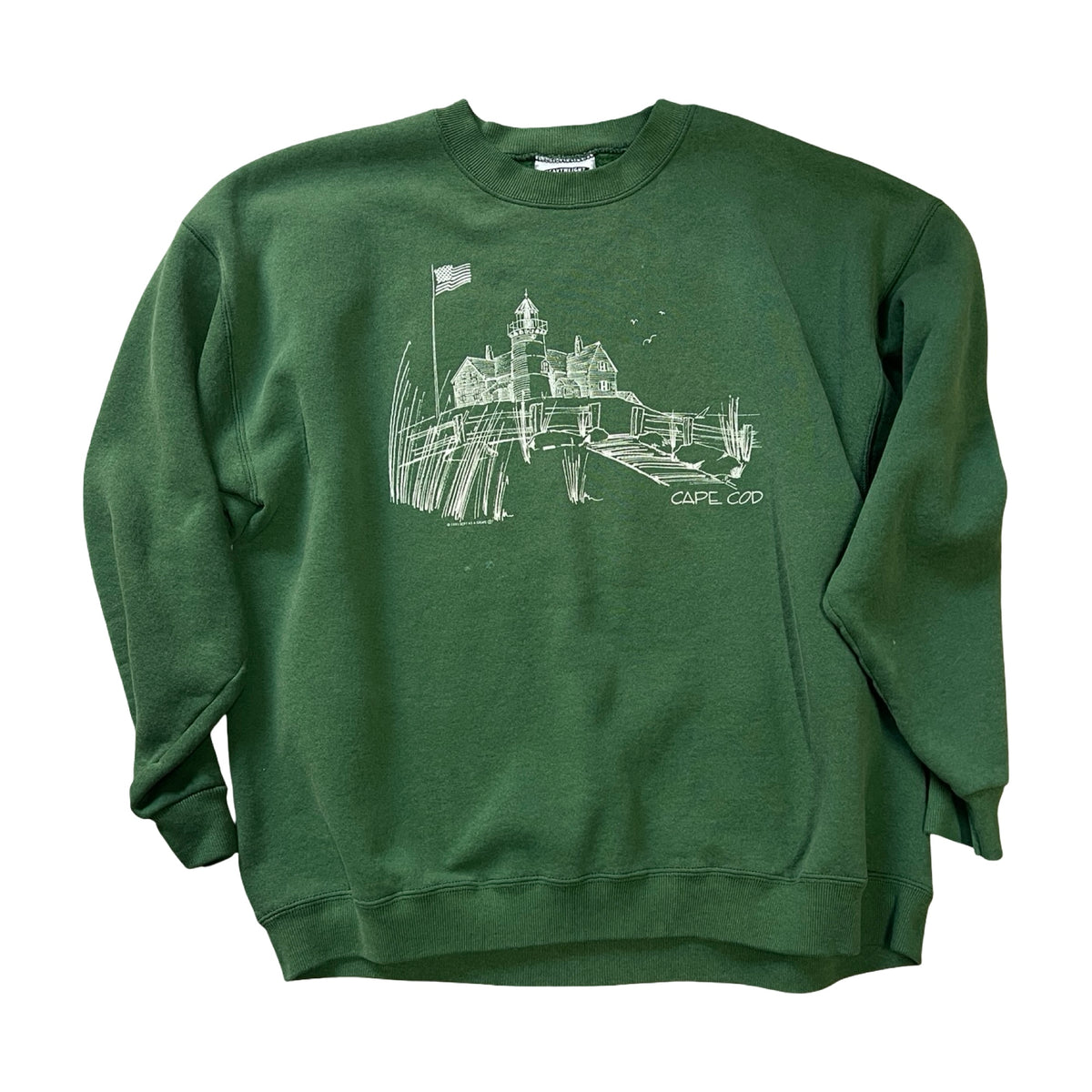 Rare Vintage 1990’s Cape Cod Raglan Sweatshirt XXL