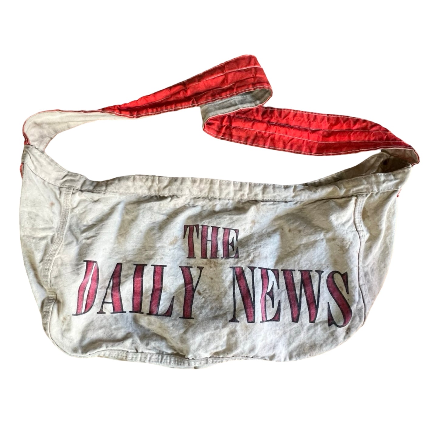 Vintage 1950’s McKeesport, PA The Daily Mail Heavily Distressed Newspaper Bag
