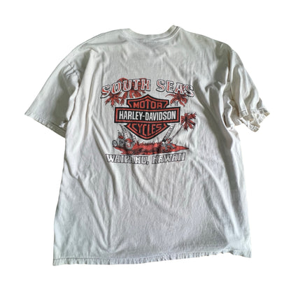 Vintage 1995 Harley Davidson Double Sided Waipahu, Hawaii Tee XL