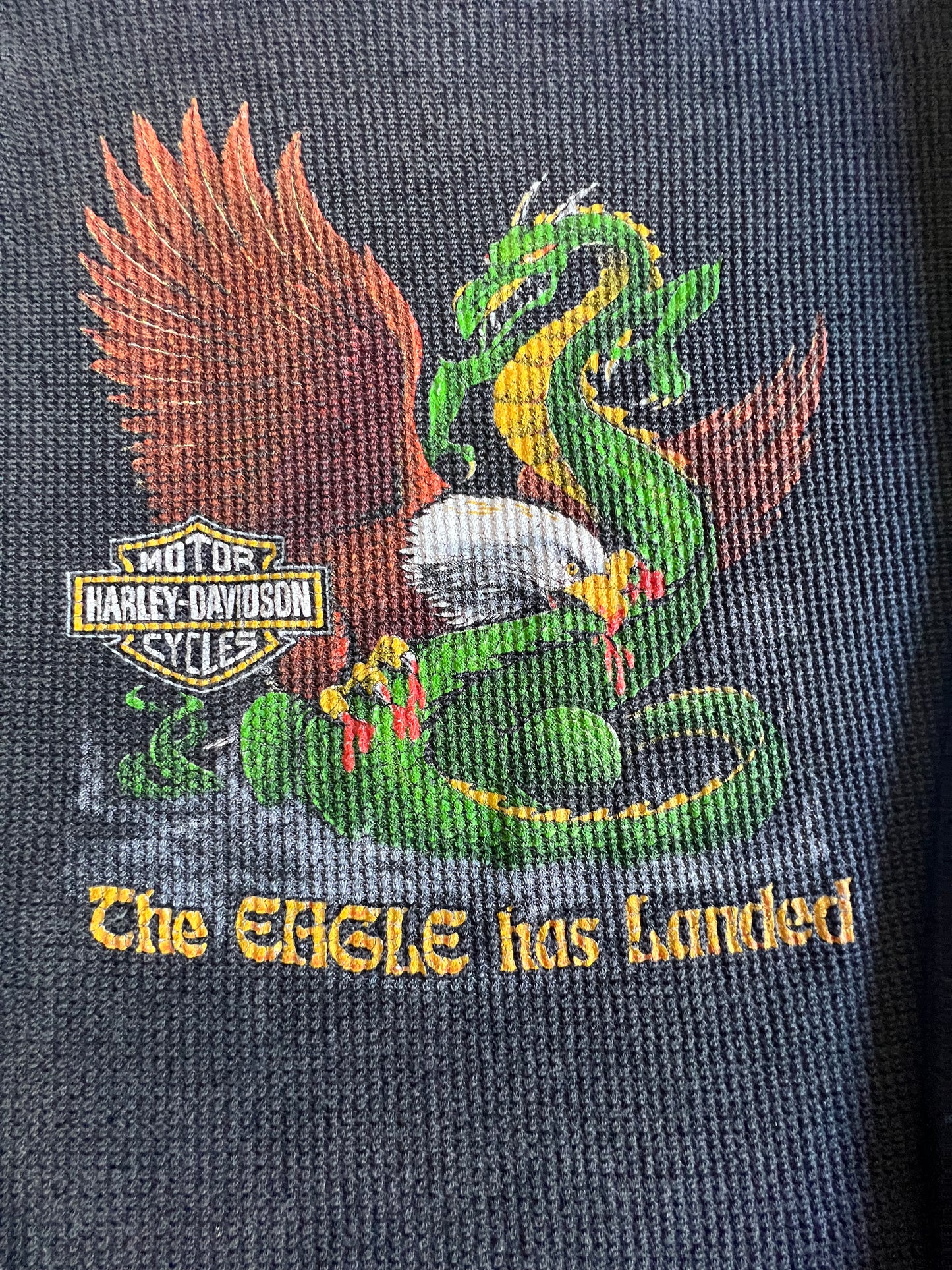VERY RARE 1978 Harley Davidson The Eagle Has Landed Thermal XXL