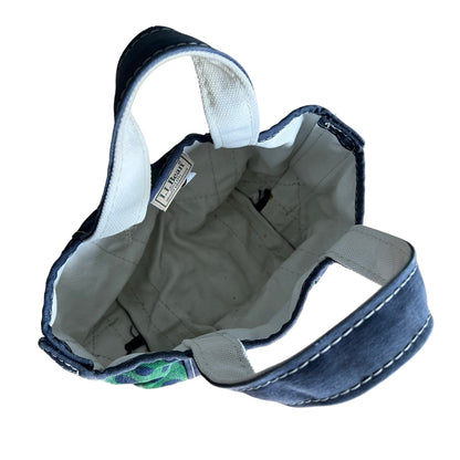 RARE Vintage 80’s LL Bean Polka Dot Mini Boat & Tote