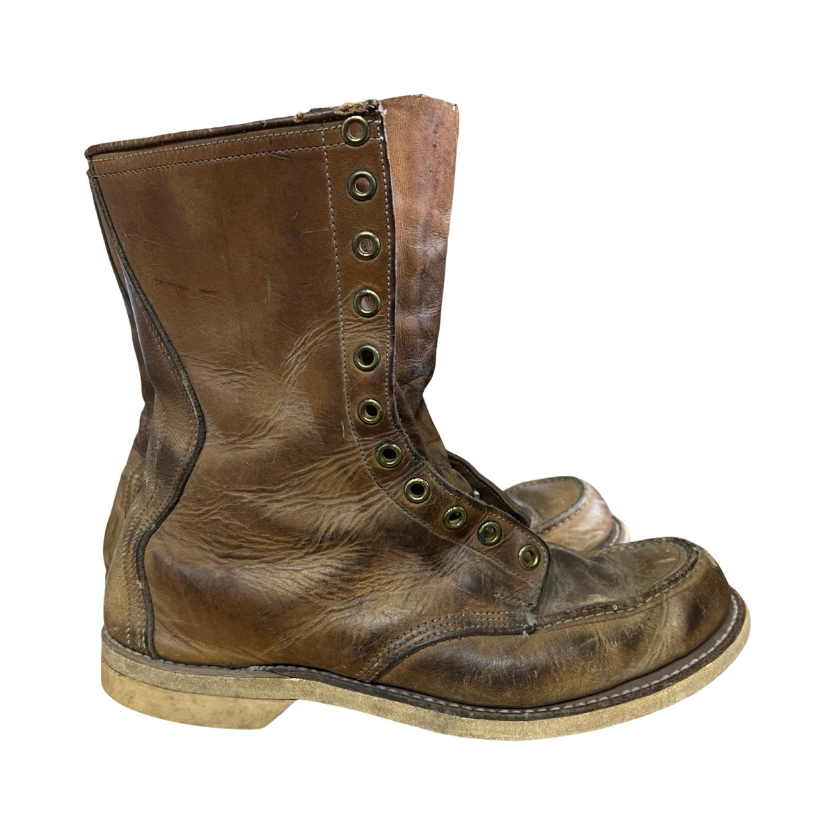RARE Vintage 1970’s Heritage Workwear Distressed Work Boots Men’s 7/Women’s 8.5