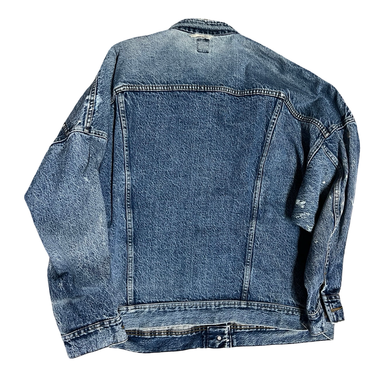 Vintage 1980’s Lee Distressed Denim Jacket L
