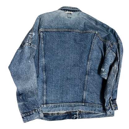 Vintage 1980’s Lee Distressed Denim Jacket L