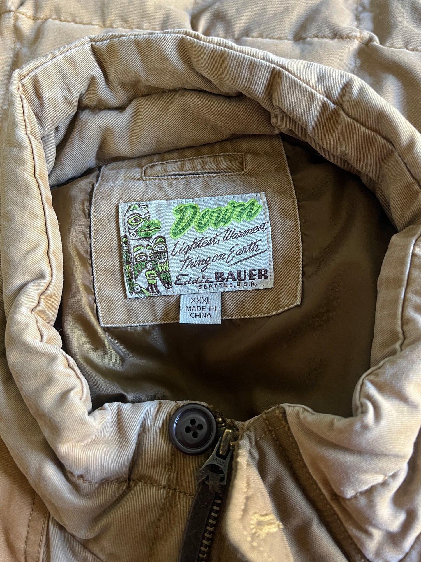 Vintage 90’s Eddie Bauer Oversized Down Vest 3XL