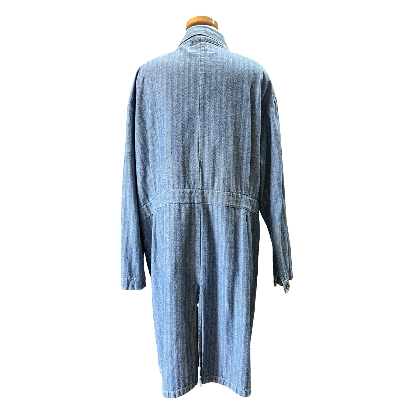 Vintage 1950’s Herringbone Twill Made in Mexico Denim Machinist Coat 52R