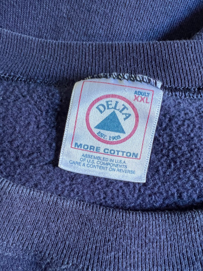 Vintage 80’s Distressed Oversized Yankees Sweatshirt XL