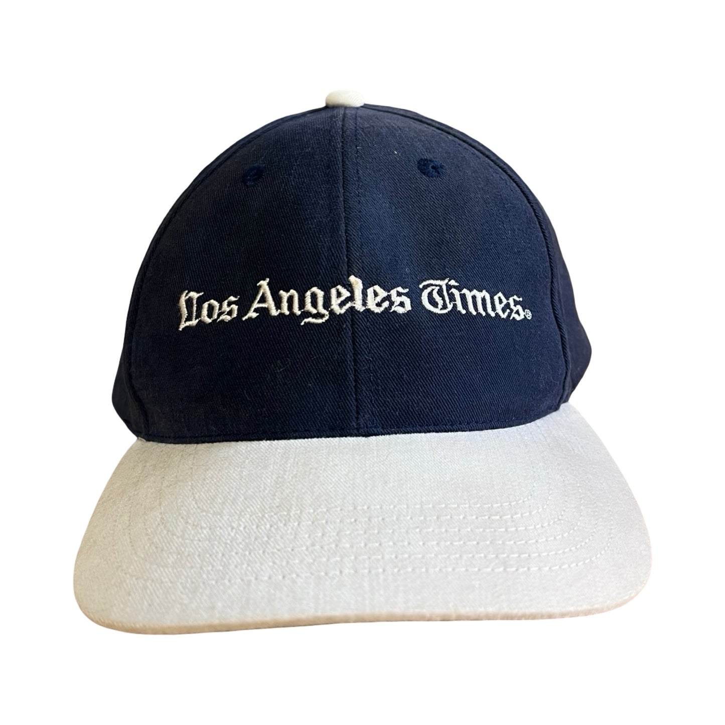 Rare Vintage 90’s Deadstock Los Angeles Times Two Tone Snapback Baseball Cap O/S