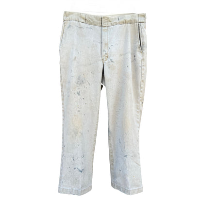 Vintage 1980’s Dickies Painted & Distressed Workwear Khakis 36