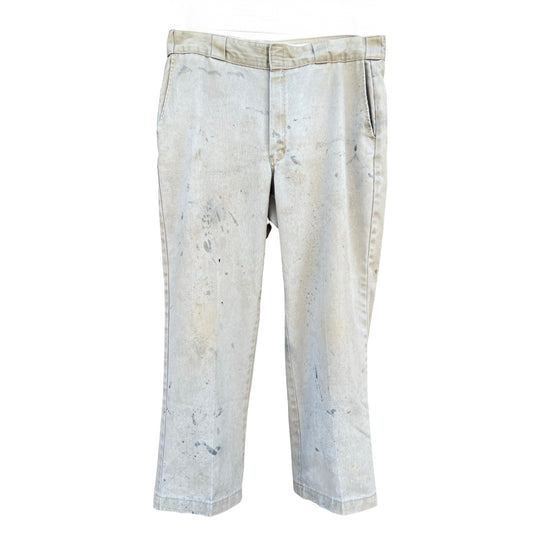 Vintage 1980’s Dickies Painted & Distressed Workwear Khakis 36