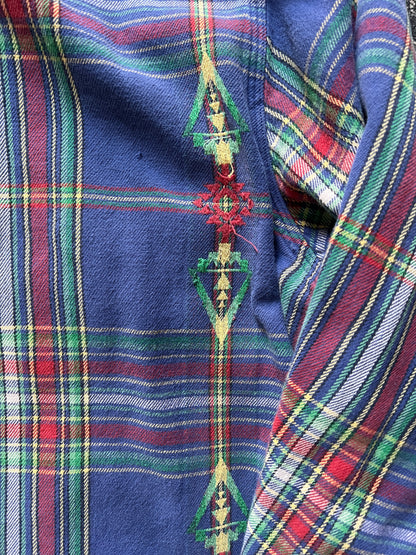 Rare Vintage Polo Ralph Lauren Aztec Flannel XXL