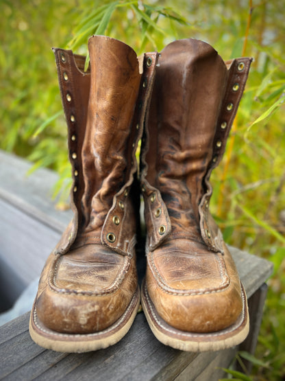 RARE Vintage 1970’s Heritage Workwear Distressed Work Boots Men’s 7/Women’s 8.5