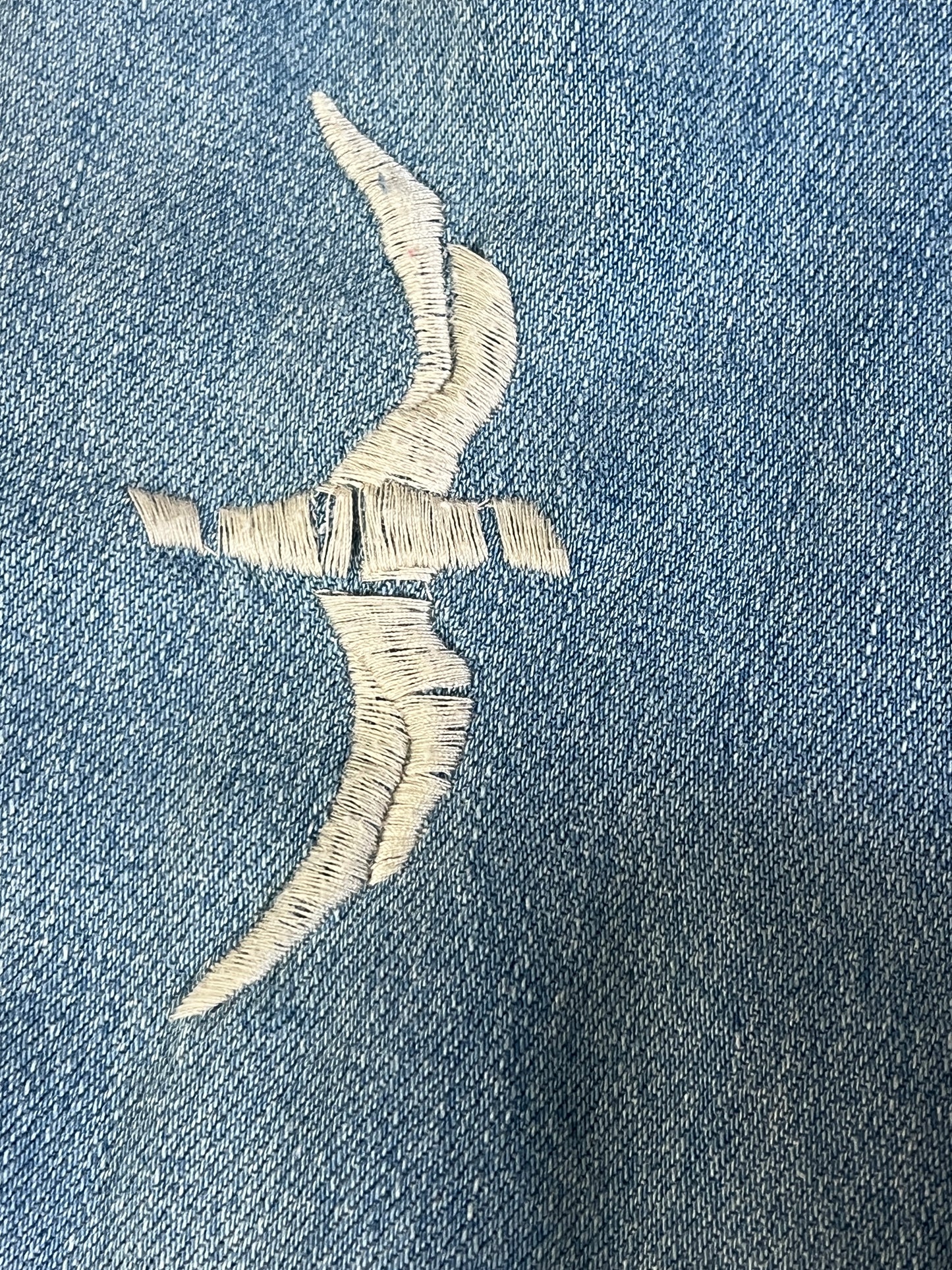 Free People Distressed Drop Crotch Denim 29