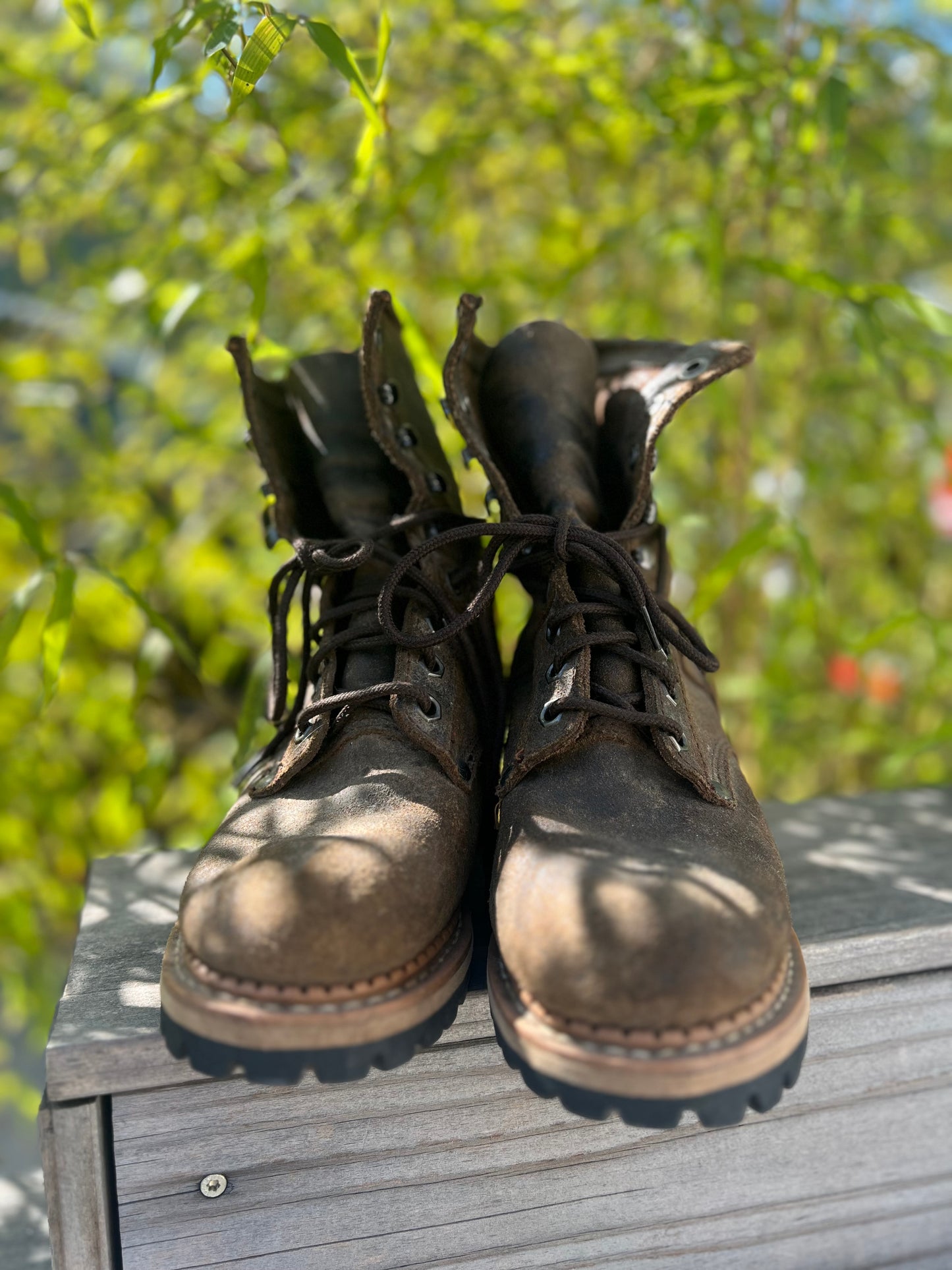 Vintage 90’s Georgia Logger Boots Men’s 5 Womens 7