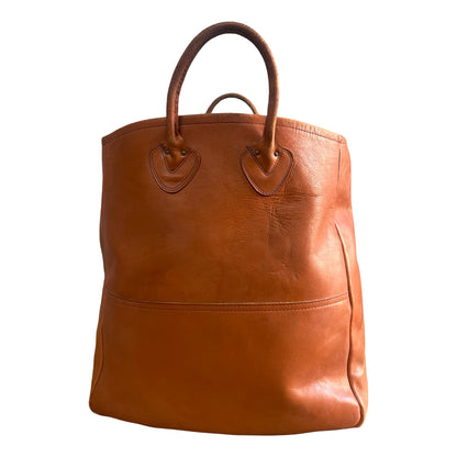 RARE Vintage LL Bean 1980’s Distressed Leather Tote XL
