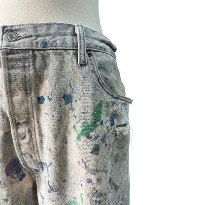 Vintage Heavily Distressed Paint Splatter Levi’s 501