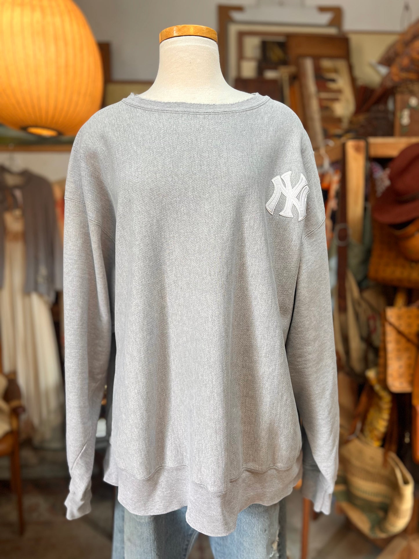 Vintage Champion Premier Reverse Weave Yankees Sweatshirt XXL