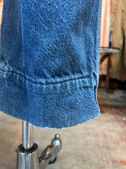 Vintage 1950’s Oversized Key Denim Overalls XXL