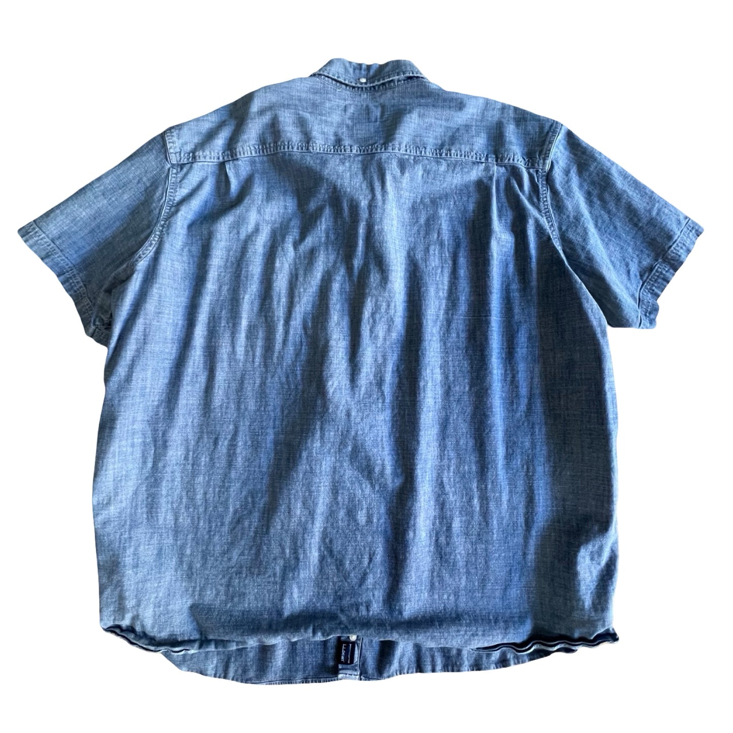 Vintage 90’s LL Bean Chambray S/S Shirt XXL