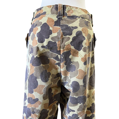 Vintage 1980’s LL Bean Frog Skin Camo Hunting Pants XXL