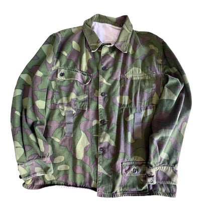 Vintage 1960’s Finnish Army Reversible Camo Field Jacket XL