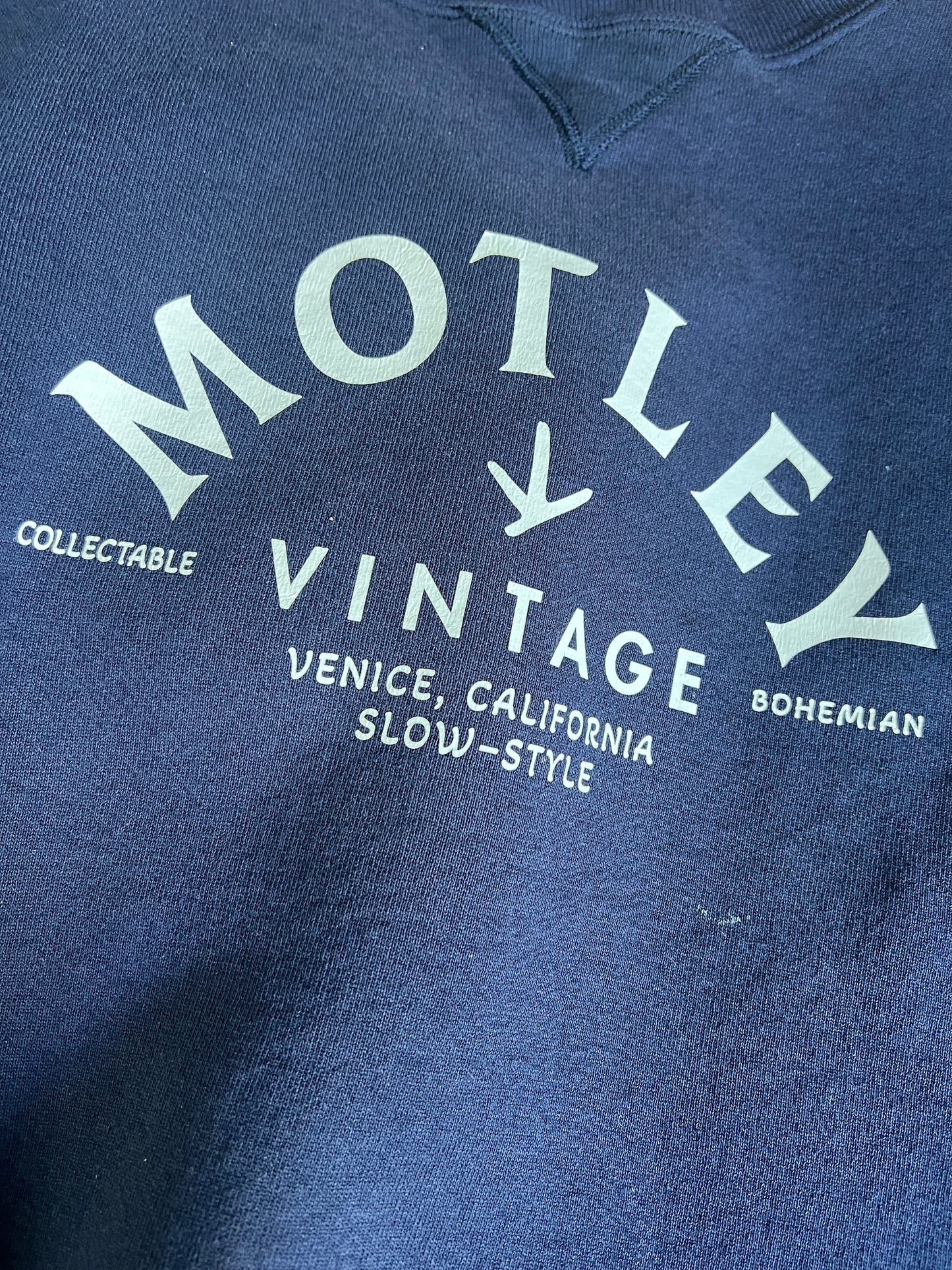 Vintage Distressed Oversized Russell Sweatshirt w/ MV Logo XXL #17