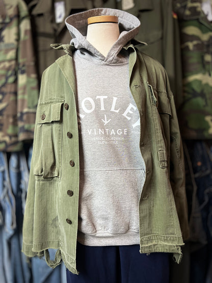Rare Vintage 1950’s M50 OG-107 WWII Distressed Military Field Jacket 36