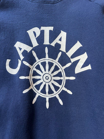 Vintage 1980’s Captain Raglan Crewneck Sweatshirt XL