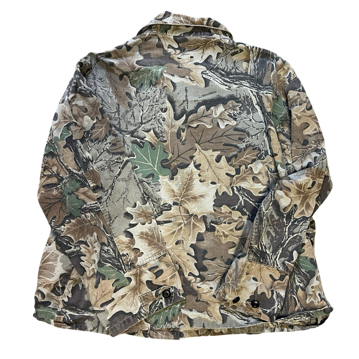 Vintage 1980’s Advantage Ripstop Distressed Camo Oversized Jacket XXL
