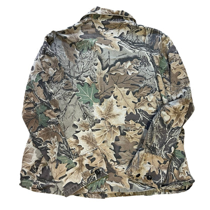 Vintage 1980’s Advantage Ripstop Distressed Camo Oversized Jacket XXL