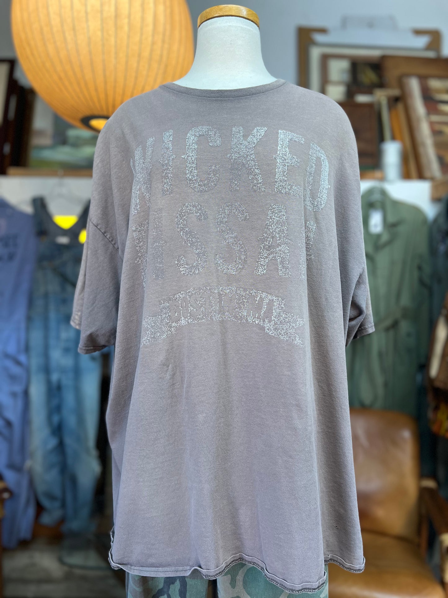 Vintage Wicked Pissah Boston Oversized Distressed Tee 4XL