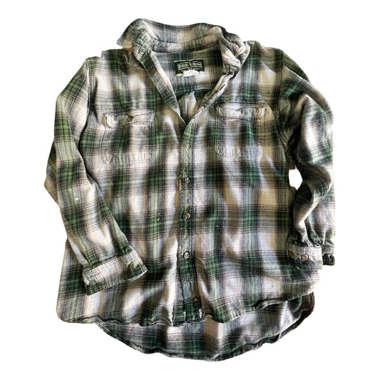 Vintage 80’s Field & Stream Distressed Flannel XL