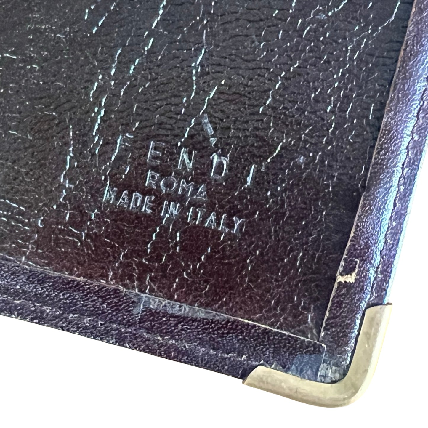 Rare Vintage 1970’s Fendi  Notebook Cover 6x9