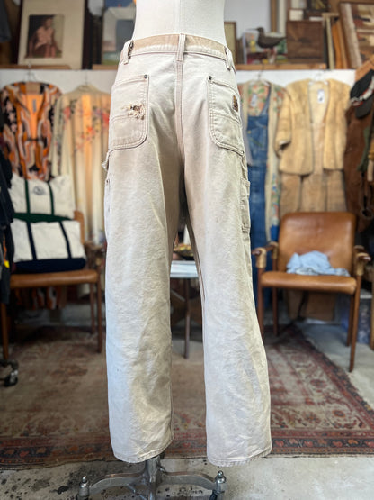 Vintage Distressed Carhartt Double Knee Work Pants 36x32