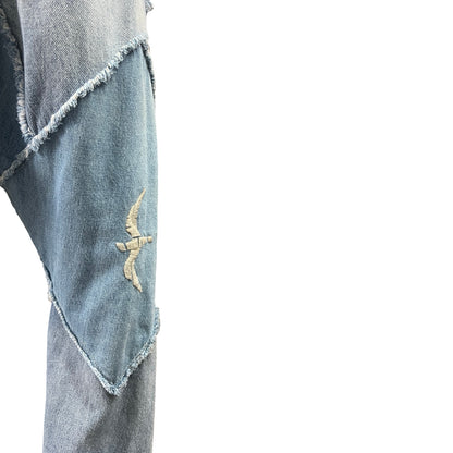 Free People Distressed Drop Crotch Denim 29