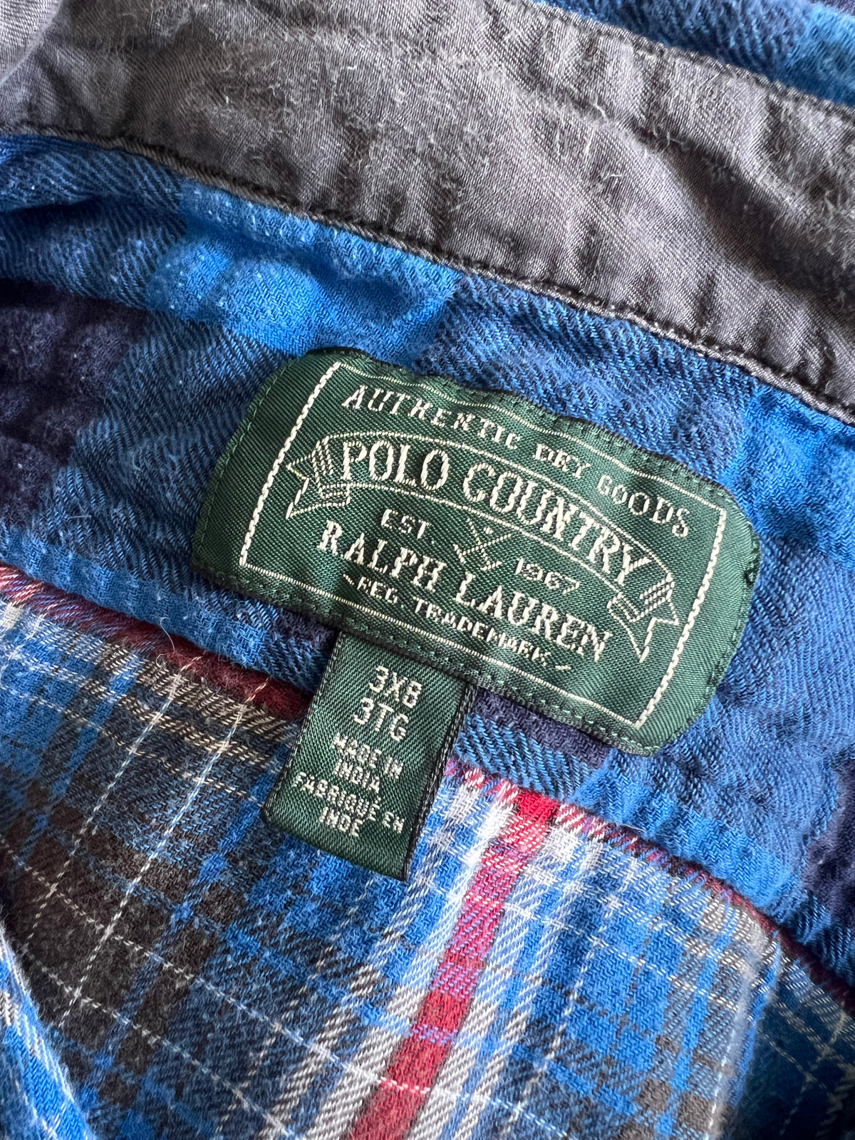 Vintage Ralph Lauren Polo Country Butter Soft Oversized Flannel 3XL