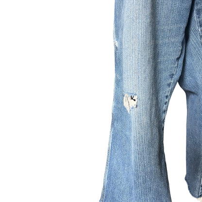 Vintage Dickie’s Distressed Denim Oversized Carpenter Jeans Raw Hem