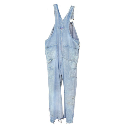 Vintage Heavily Distressed & Faded Big Smith Overalls XL
